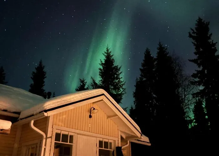 Tatil Evi Sleepwell House Pyhaetunturi With Sauna Close To Pelkosenniemi